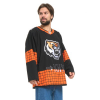 Хоккейный свитер Atributika&Club ХК Амур черно-оранжевый 722600