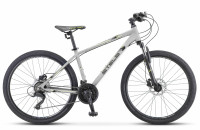 Велосипед Stels Navigator-590 D 26" K010 серый/салатовый (2021)