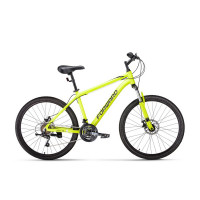 Велосипед Forward Hardi 26 2.0 D FR черный/желтый рама: 18 (2023)