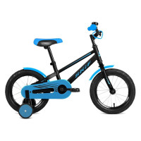 Велосипед Skif 14 черный/голубой (2022)