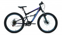 Велосипед Forward Raptor 24 2.0 disc черный/фиолетовый (2021)
