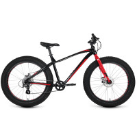 Велосипед Forward Bizon 26 D черный/красный 18" (2022)
