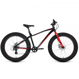 Велосипед Forward Bizon 26 D черный/красный 18&quot; (2022) 