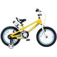 Велосипед Royal Baby Freestyle Space №1 12" желтый (2021)