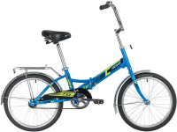 Велосипед складной Novatrack TG-20 Classic 1.0 20" синий (2020)
