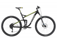 Велосипед Stark Tactic FS 29.5 HD черный/зеленый Рама: 20" (2022)