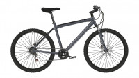 Велосипед Stark Respect 26.1 D Microshift серый/черный Рама: 16" (2022)