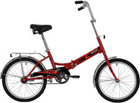 Велосипед складной Novatrack TG-20 Classic 1.0 20" красный (2020)