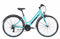 Велосипед Dewolf Asphalt 10 W 28" бирюза/черный/светло-голубой Рама 14" (2021)