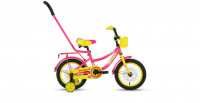 Велосипед Forward Funky 14 фиолетовый/желтый (2021)