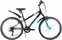 Велосипед Foxx Mango 24" черный (12" рама) (2020)
