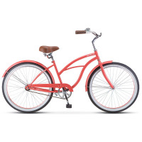 Велосипед Stels Navigator-110 Lady 26" 1-sp V010 розовый-коралл рама 17 (2019)