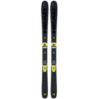 Горные лыжи Head Kore 93 black/yellow + крепления Attack 11 GW Brake 95 [A] (2024)