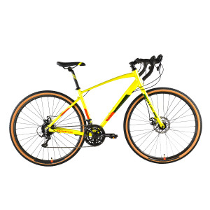 Велосипед Stark Gravel 700.3 D 28&quot; лимонный матовый/оранжевый/зеленый рама: 18&quot; (2024) 