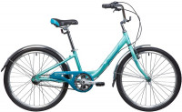 Велосипед NOVATRACK ANCONA 24" зелёный (12" рама) (2019)