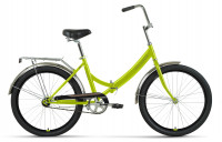 Велосипед Forward Valencia 24 1.0 зеленый/серый рама 16" (2022)