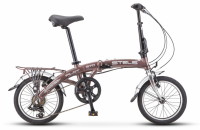 Велосипед Stels Pilot-370 16" V010 коричневый/хром (2019)