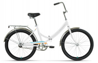 Велосипед Forward Valencia 24 1.0 белый/оранжевый рама 16" (2022)