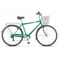 Велосипед Stels Navigator-350 V 28" Z010 зеленый рама: 20" (2023)