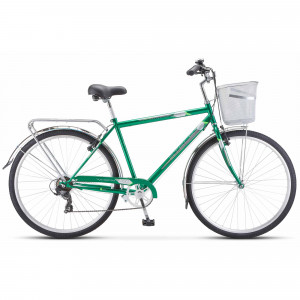 Велосипед Stels Navigator-350 V 28&quot; Z010 зеленый рама: 20&quot; (2023) 