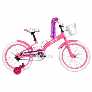 Велосипед Stark Tanuki 18&quot; Girl розовый/фиолетовый/черный Рама: One Size (2023) 