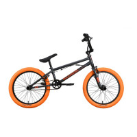 Велосипед Stark Madness BMX 2 серый/оранжевый/оранжевый (2023)
