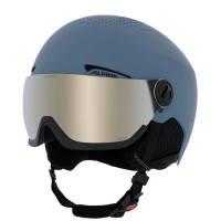 Шлем Alpina Arber Visor Q-Lite Dirt-Blue Matt (2025)