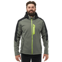 Куртка с капюшоном Dragonfly Explorer 2.0 Man grey/lemon (2024)