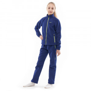 Подростковый флисовый костюм Dragonfly indigo yellow 
