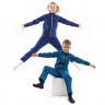 Подростковый флисовый костюм Dragonfly indigo yellow - Подростковый флисовый костюм Dragonfly indigo yellow
