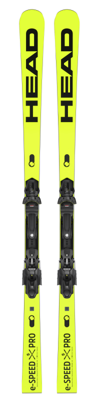 Горные лыжи Head WC Rebels e-Speed Pro WCR14 yellow-black + креп Freeflex 14 GW Brake 85 [D] (2023)