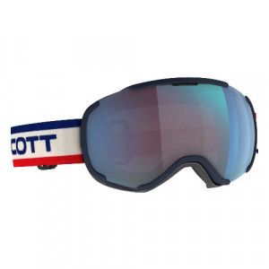 Маска Scott Faze II Goggle beige/blue enhancer blue chrome 