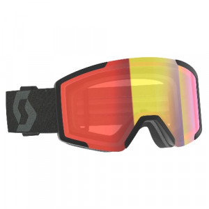 Маска Scott Shield Goggle Light Sensitive mineral black/light sensitive red chrome 