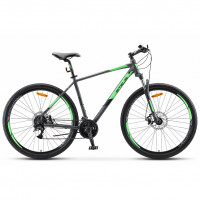 Велосипед Stels Navigator-920 MD 29" V010 (24ск) антрацитовый/зеленый (2023)