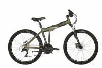 Велосипед FOXX 26" ZING H2 зеленый, размер 18" (2021)