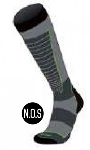 Носки горнолыжные Mico Warm Control CA00230 155/nero verde fluo 