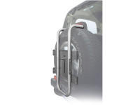 Автобагажник на запаску Peruzzo STELVIO (основа), алюминий, труба D: 30 мм, цвет: серый, упаковка - термоплёнка