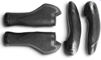 Грипсы CUBE Natural Fit Comfort (с рогами 135мм) black/grey