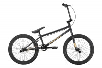 Велосипед Stark Madness BMX 4 черный/золотой (2022)