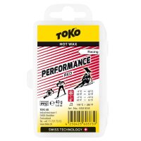 Парафин высокофтористый TOKO Racing Performance Red (-2°С -11°С) 40 г.