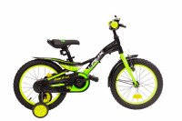 Велосипед детский LAUX GROW UP 16 BOYS, колеса 16" green/black