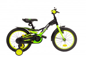 Велосипед детский LAUX GROW UP 16 BOYS, колеса 16&quot; green/black 