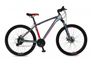 Велосипед Wind K2 27.5&quot; серо-красный рама 19&quot; (2022) 