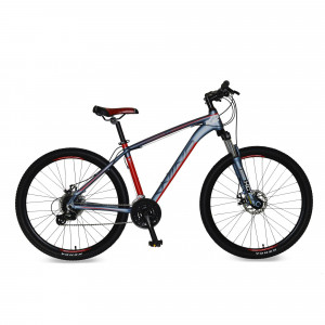 Велосипед Wind K2 27.5&quot; серый/красный рама: 19&quot; 