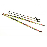 Комплект беговых лыж STC Sable NNN (Rottefella) - 190 Step Innovation black/red/green