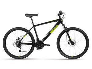 Велосипед Altair AL 26 D черный/зеленый рама: 18&quot; (2022) 