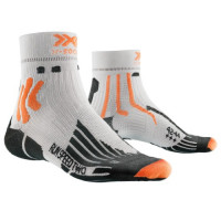 Носки мужские X-Socks Run Speed Two 4.0 Men arctic white/trick orange W316