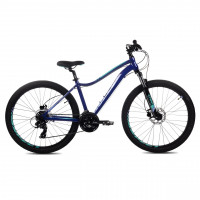 Велосипед Aspect Oasis HD 26" фиолетовый/зеленый рама: 14.5" (2023)