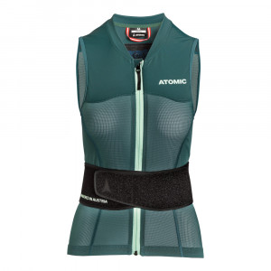 Защитный жилет Atomic Live Shield Vest AMID W Dark Green/Mint (2022) 