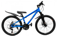 Велосипед Altair Disc 24" синий/оранжевый (2021)